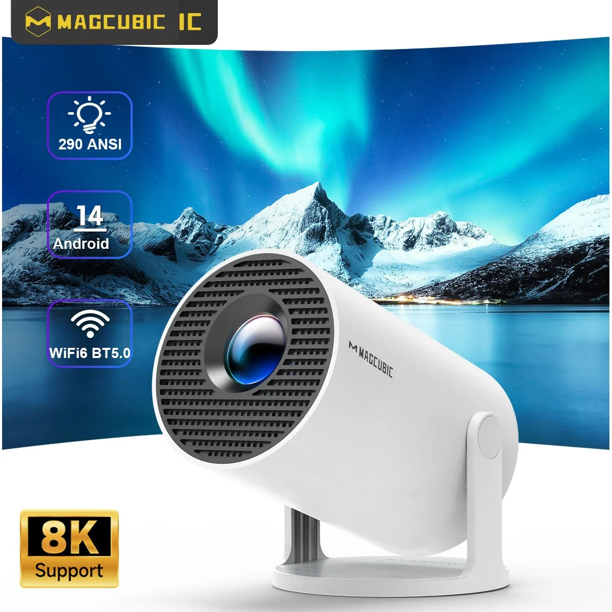 Cinematic Lumina Velvet Projector Portable Home Theater™